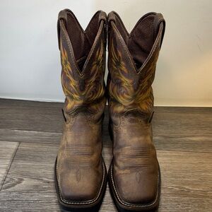 Justin Boots Brown Leather boots men’s size 9EE wide